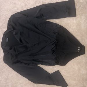 Low V Black Bodysuit